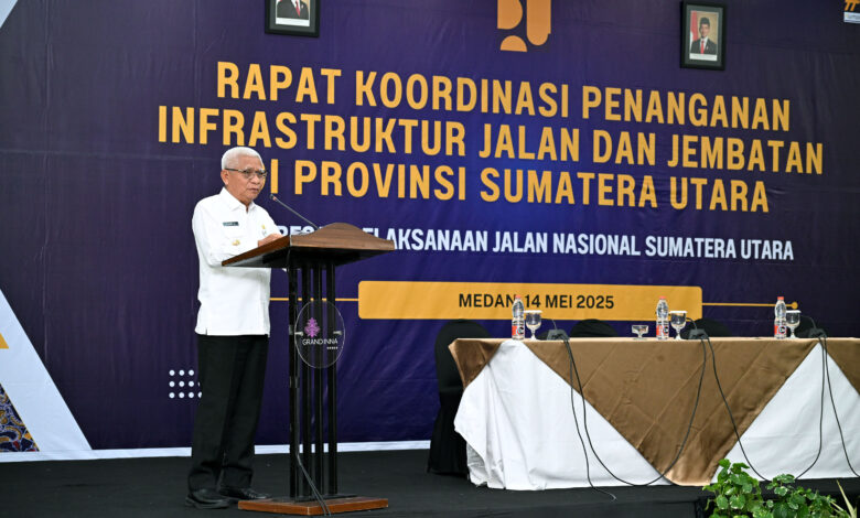 Pemprov Sumut Ajak Semua Pihak Kolaborasi Tangani Jalan Sumut